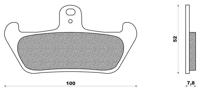 Coppia pasticche ant per Aprilia TUAREG 125/350/600 WIND