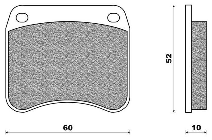 Coppia pasticche ant per Ducati 850 GT-GTS dal '77