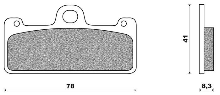 Coppia pasticche ant per Ducati 748 Racing Clienti, 880 Racing