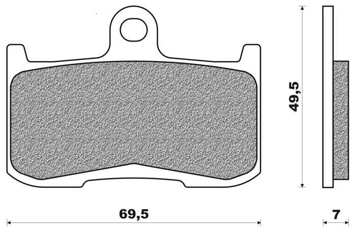 Coppia pasticche anteriori per Kawasaki ZX-9 900 R NINJA, Z 1000