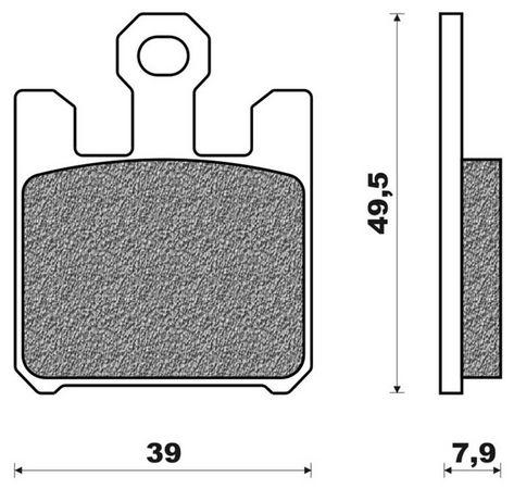 Coppia pasticche anteriori per Kawasaki ZX 6RR 600/636 NINJA, ZX