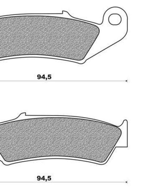 Coppia pasticche anteriori per Yamaha  WR 400 F '98