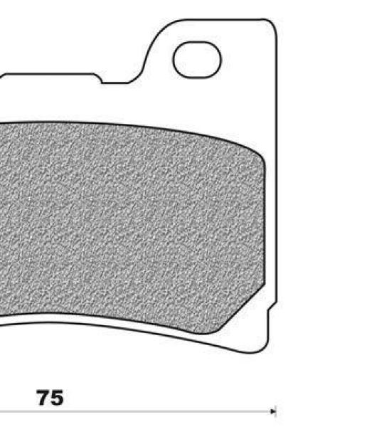 Coppia pasticche anteriore per Yamaha FZR 600 R, FZR 1000 EX-UP
