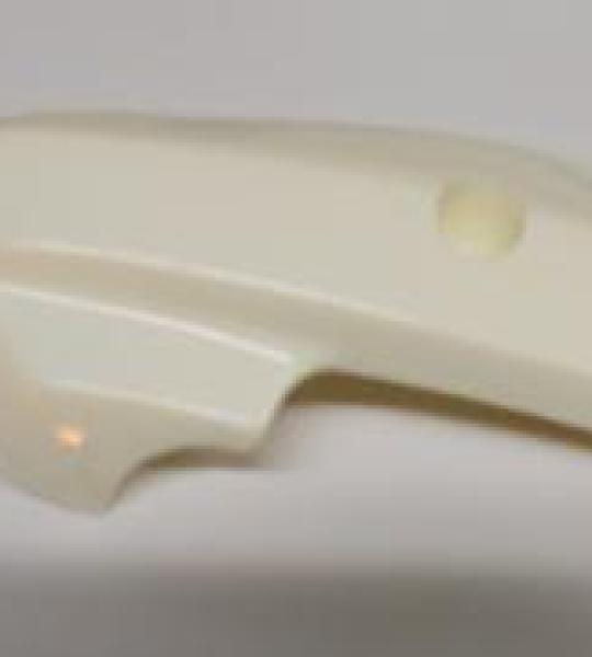 Protezione forcella sinistro bianco per MBK Target 50