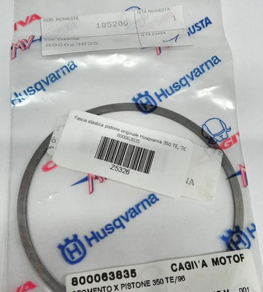 Fascia elastica pistone originale Husqvarna 350 TE, TC '96