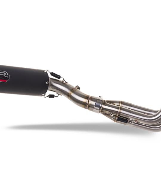 Scarico GPR compatibile con Yamaha XSR900 2022-2024 - M3 Black Titanium