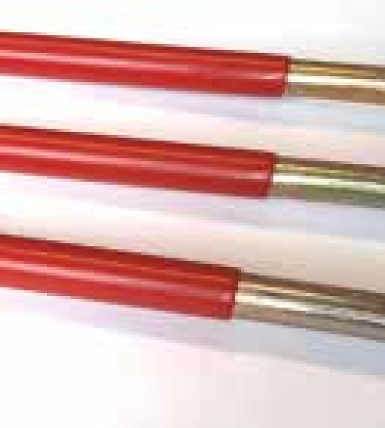 SERIE LEVAGOMMA L = mm. 170 CON IMPUGNATURA PLASTIFICATA (KIT DA 3 PEZZI)