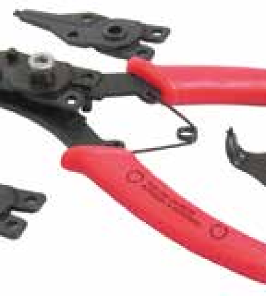 PINZA COMPONIBILE PER ANELLI SEEGER INTERNI ED ESTERNI