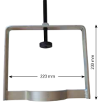 ATTREZZO RITEGNO MOLLA FRIZIONE PER MOTORI CON PULEGGIA MAX Ø mm. 220