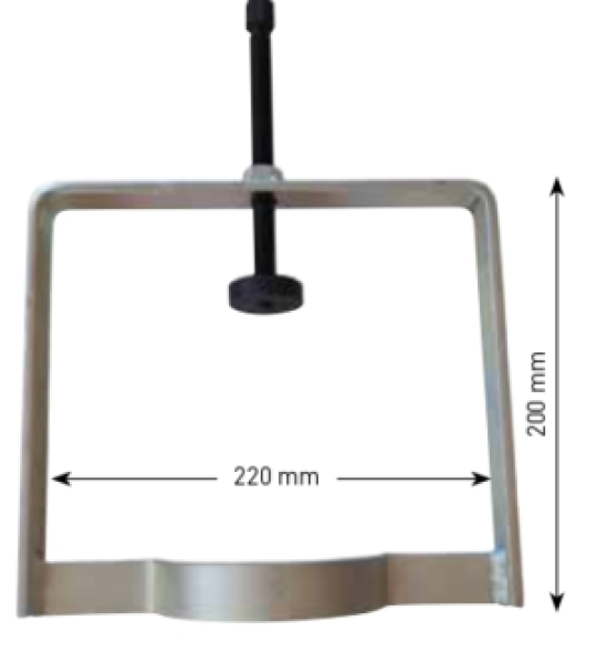 ATTREZZO RITEGNO MOLLA FRIZIONE PER MOTORI CON PULEGGIA MAX Ø mm. 220