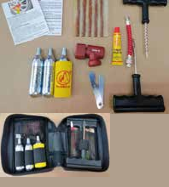 KIT RIPARAZIONE PNEUMATICI TUBELESS