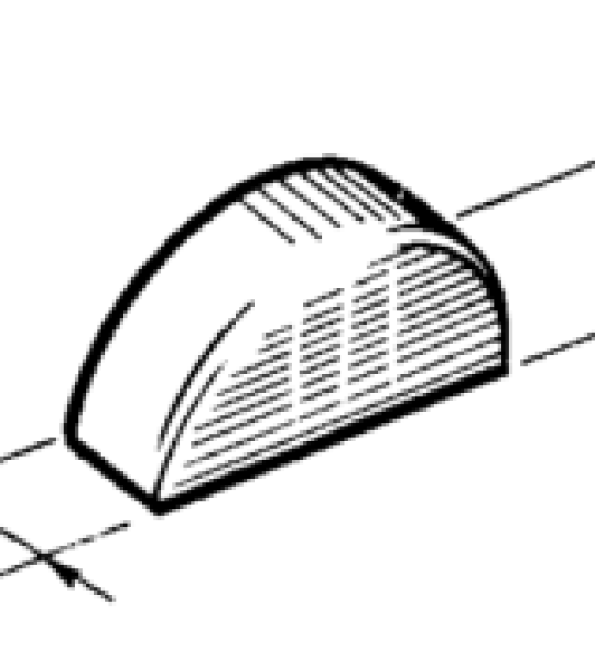 CHIAVELLA VOLANO A = mm. 3 B = mm. 5
