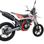 Scarico GPR compatibile con Beta RR 125 4T Enduro 2019-2020 - Furore Evo4 Nero