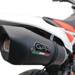 Scarico GPR compatibile con Beta RR 125 4T Enduro 2019-2020 - Furore Evo4 Nero
