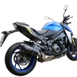 Scarico GPR compatibile con Suzuki Gsx-S 1000 2017-2020 - Furore Evo4 Nero