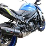 Scarico GPR compatibile con Suzuki Gsx-S 1000 F 2017-2020 - Furore Evo4 Nero