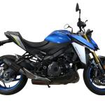Scarico GPR compatibile con Suzuki Gsx-S 1000 F 2017-2020 - M3 Titanium Natural