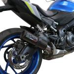 Scarico GPR compatibile con Suzuki Gsx-S 1000 F 2017-2020 - M3 Titanium Natural