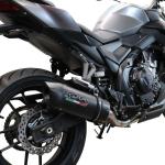 Scarico GPR compatibile con Voge 500DS 2021-2024 - Furore Nero
