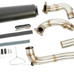 Scarico GPR compatibile con Ktm Rc 8 R 2008-2014 - Gpe Ann. Black titanium
