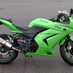 Scarico GPR compatibile con Kawasaki Z250 2013-2016 - Gpe Ann. titanium