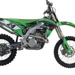 Scarico GPR compatibile con Kawasaki Kx 450 X 2021-2023 - Pentacross Titanium