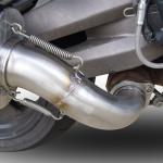 Scarico GPR compatibile con Aprilia Caponord 1200 2013-2016 -  Gpe Ann. titanium -  Scarico omologato -  silenziatore con db killer estraibile e raccordo specifico