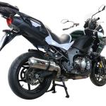 Scarico GPR compatibile con Kawasaki Versys 1000 I.E. 2021-2024 - Satinox 