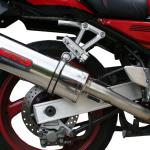 Scarico GPR compatibile con Yamaha Fzs 600 Fazer 1998-2003 -  Trioval -  Scarico omologato -  silenziatore con db killer estraibile e raccordo specifico