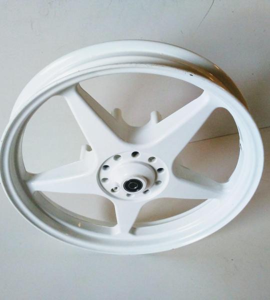 Cerchio Ruota Lega Bianco Razze 5 Anteriore - 2-15X16- con Cuscinetti per  Aprilia AF1 125 FUTURA