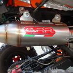 Scarico GPR compatibile con Adly 500 Hurricane S 2005-2021 -  Deeptone Atv -  Scarico omologato -  silenziatore con db killer estraibile e raccordo specifico