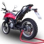Scarico GPR compatibile con Husqvarna TERRA - STRADA TR 650 2013-2015 - Furore Nero
