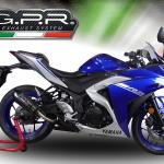Scarico GPR compatibile con Yamaha Mt-03 2018-2020 - GP Evo4 Poppy