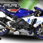 Scarico GPR compatibile con Yamaha Yzf R1-R1-M 2015-2016 - Furore Nero