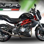 Scarico GPR compatibile con Benelli Bn 302 S 2015-2016 - Furore Nero