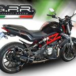 Scarico GPR compatibile con Benelli Bn 302 S 2015-2016 - Furore Nero