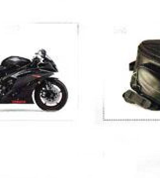Borsa da sella, antiacqua, per Yamaha R6 2007