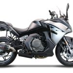 Scarico GPR compatibile con Cf Moto 650 Gt 2022-2024 - GP Evo4 Poppy