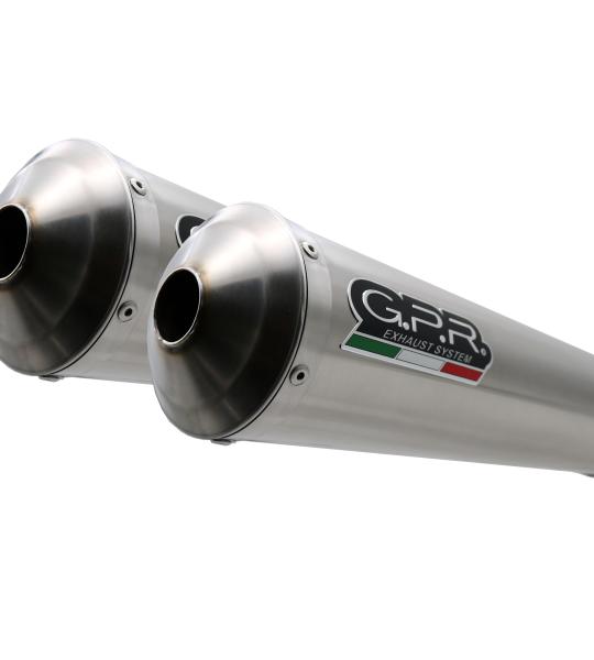 Scarico GPR compatibile con Yamaha MT-01 2005-2011 - Inox Tondo