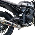 Scarico GPR compatibile con Brixton CroSsfire 500 X 2020-2021 - Deeptone Inox