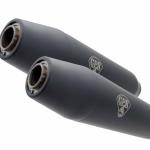 Scarico GPR compatibile con Suzuki Gn 250 1994-1998 - Deeptone Black Cafè Racer