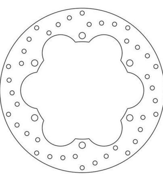 Disco freno anteriore per Kawasaki GPX 750 R, GPX 750.