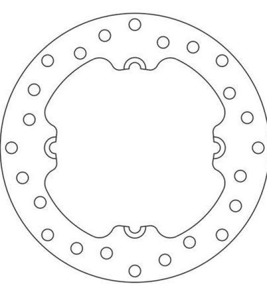 Disco freno posteriore per Husqvarna WR 250 2002-2006, WR 360 da
