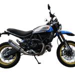 Scarico GPR compatibile con Ducati Scrambler 800 Nightshift -Urban Motard 2021-2022 - GP Evo4 Titanium
