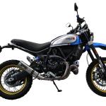 Scarico GPR compatibile con Ducati Scrambler 800 Icon -Icon Dark 2021-2022 - M3 Titanium Natural
