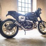 Scarico GPR compatibile con Ducati Scrambler 800 2015-2016 - Gpe Ann. Poppy