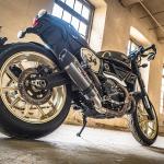 Scarico GPR compatibile con Ducati Scrambler 800 2015-2016 - Gpe Ann. Poppy