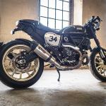 Scarico GPR compatibile con Ducati Scrambler 800 2015-2016 - Gpe Ann. titanium