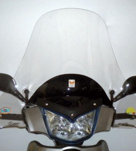 Parabrezza Media Protezione Per Kymco People S 50-125-200 Con Serigrafia Anti Refrazione Solare