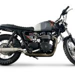 Scarico GPR compatibile con Triumph BONNEVILLE T100 2001-2014 - Deeptone Inox